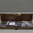 47" Black Easel Stand for Wedding Signs, 4-Tier Height Metal Standing Easel with Adjustable Chain, Heavy Duty Art Easel for Painting, Wedding Sign, Party, Posters & Commercial Display