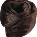 PATIKIL 2ft Lamp Chain Cover, Chain Protective Sleeve Washable with Zipper for Chandelier Lighting Wires Swing Light Fixture, Brown