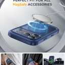 Miracase for iPhone 17 Pro Max Case 6.9" Full-Body Phone Case with Built-in Glass Screen Protector& Full Camera Protector,[Magnetic with MagSafe] Drop Proof 17 ProMax Cover, Blue