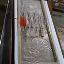 Henn&Hart 45" Wide Rectangular Coffee Table with MDF Shelf in Brass/Walnut, Modern coffee tables for living room, studio apartment essentials