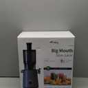 Juicer Machines with 5.8" Large Feed Chute, Cold Press Juicer for Whole Vegetables and Fruits 400W, Slow Masticating juicer Easy to Clean Juice Extractor Machine High Juice Yield (Titanium Gray)