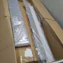 Boolegon No Drill No Tools Cellular Shades TDBU,Light Gray,28" W x 64" H