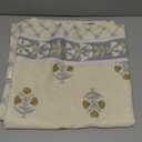 patdrea Designer Small Beige Square Tablecloth,Vintage Linen with Yellow Floral Elegant Tablecloths,Decor Table Cover Cloth for Kitchen Dining Christmas,Party,Thanksgiving,55"x55"-Istana a