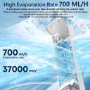 Evaporative Air Cooler, 3-in-1 Portable Air Conditioners for Room, 4 Modes 3 Speeds, Fast Cooling Portable AC Unit/24H Timer, Remote Oscillating Tower Fan, Quiet Swamp Cooler for Bedroom Office