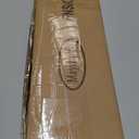 Mayrhyme Antique Bronze Bay Window Curtain Rods with Aluminum End Cap Finials and Brackets, Adjustable 32-86 Inch Center Rod for windows (20-82’’), 32-58 Inch Side Rods for windows (20-54’’)