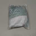 ZAFUL Women's Gingham Ruched Bowknot Decor Cinched Back Tankini Set Tummy Control 2 Piece Bikini Swimsuits (Medium, 1-green)