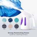 HiLIFE Steamer for Clothes, Portable Handheld Design, 240ml Big Capacity, 700W, Strong Penetrating Steam, Removes Wrinkle, for Home, Office(ONLY FOR 120V) (Purple)