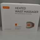 Portable Heating Pad for Back, Cordless Wearable Heat Belt with Massager for Lower Back Pain Relief, Battery Powered 8000 mAh Rechargeable, MAXwarm 3.0, Gift for Women Men 90-310 lbs (Beige)