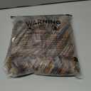 SOLY HUX Women's Long Sleeve Crew Neck T Shirts Vintage Striped Fuzzy Tees Fall Pullover Tops Brown Multi, X-Large