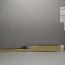 Floating Frame for 24x48 Stretched Canvas Paintings, DIY Metal Floater Frame with 1.5" Deep for Canvas Prints Wall Art/Portrait/Landscape Living Room Bedroom Kitchen Decor (Gold)