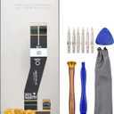 Complete Screen LCD Digitizer Touch Assembly Replacement for (Big Screen Size Version) Samsung Galaxy A03 A03s M03 with Tool Kit Black 6.5"