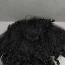 Afro V Part Wig Kinky Curly Wigs for Black Women, 180% Density Synthetic Kinky Curly Clip in Half Wig with Bouncy Curls (#1B, 20 inch)