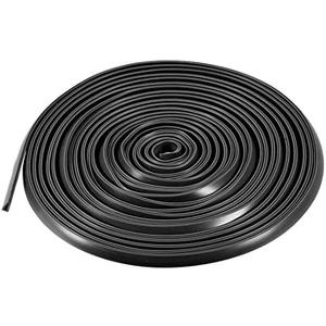 uxcell Edge Trim U Seal Extrusion, Silicone Black U Channel Edge Protector Sheet Fits 0.1-1.5mm Edge 5M/ 16.4Ft Length