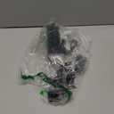 2 Pack Black Curtain Rods for windows 32 to 48 inch, 5/8 inch Splicing Heavy Duty Metal Curtain Rod Set with Brackets