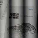 AXV Vibration Plate Fitness Platform Exercise Machine Vibrating Lymphatic Drainage Shaking Full Body Shaker Workout Vibrate Stand Shake Board Sport Gym for Weight Loss Fat Burner for Women Men