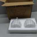 Bathroom Light Fixtures, 2-Light Gold Vanity Light Fixtures with White Tulip Glass Shades, Bathroom Lighting Fixtures Over Mirror for Bedroom, Living Room & Hallway (Bulbs Not Included)