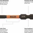 Railer Allen Wrench Hex Bit Set 2 Inch Impact Driver 20pc Hex Bit Set With A Bit Holder & Carabiner. Premium S2 Steel, Ideal For Furniture Screws