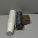 RACETOP 12 oz 50 pack Disposable Paper Coffee Cups with Lids and Sleeves (White)