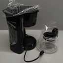 BLACK+DECKER 5-Cup Coffee Maker with On/Off Switch, Sneak-A-Cup Feature, and Easy-View Water Window, Black