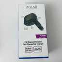 ZGear FM Transmitter and Fast Charging Car Charger 12 watt 2.4 amp Aux & USBport