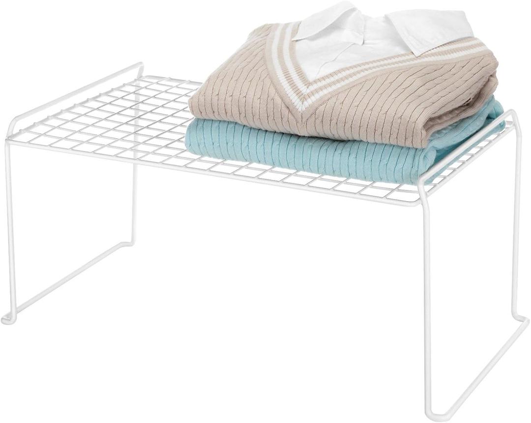 Whitmor 8.9" Deep Medium Stacking Shelf [Set of 6] 6