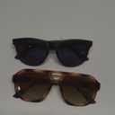 ANDWOOD Square Aviator Sunglasses Polarized Mens Womens UV Protection Sun glasses