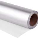 RUSPEPA Wrapping Paper Roll - 81.5 Sq Ft Matte Silver for Wedding,Birthday, Shower, Congrats, and Holiday - 30 inches x 32.8 feet