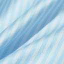 Kids Satin Pajamas Set, 2 Pieces Silky Pjs Short Sleeve & Pants Sleepwear Loungewear Button Down Pjs Set for Boys and Girls Blue Striped