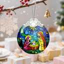 2 x Christmas Ornament, Christmas Tree Decor, Christian Ornament, Nativity Scene, Religious Home Decor, Christian Gifts, Religious Gifts, Gift Exchange, Gift Idea - Pattern C