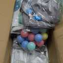 Baby Playpen with Mat 75"*59", Extra Large Playpen for Babies and Toddlers with Storage Bag, BPA-Free, Non-Toxic, Safe No Gaps Playards for Babies, Sturdy Safety Play Yard for Indoor Outdoor Fun, Grey