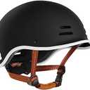 Retrospec Remi Adult Bike Helmet for Men & Women - Bicycle Helmet for Commuting, Road Biking, Skating with Adjustable Dial Medium, Black