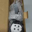 Christmas Tree Topper Lighted with 6 Projected Patterns, Christmas Star Tree Topper Built-in LED Rotating Lights, 3D Glitter Projector for Party Holiday Xmas Decorations Gifts (Silver)