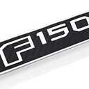 Ford F 150 License Plate Frame (2 Hole/Zinc, Chrome/Black)