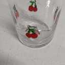 Cherry Icon Juice Glasses Mixing Glass, 2 On The Rocks Glasses Stainless Steel Bar Spoon