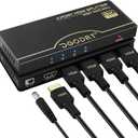 DGODRT 8K@60Hz HDMI Splitter 1 in 4 Out, 1x4 Power HDMI 2.1 Splitter 4 Ports Distributor Box, Support 4K@120HZ HDCP 2.3 3D HDR 48 Gbps for HDTV, Fire Stick, PS5, Xbox, Blu Ray(HDsplit8K-4P