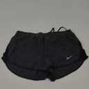 Nike Women's Dri-FIT Tempo Heathered 3" Running Shorts Gray Black, Size L