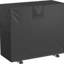 BEWAVE Split Air Conditioner Cover for Outside Compressor Units Waterproof AC Cover with Vent Hole for Outdoor Mini Split System AC Unit Fits up to 37.8 x 16.5 x 32.6 inches