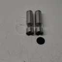 Electric Salt & Pepper Grinder Set  Battery Operated Stainless-Steel Mills & Shakers with Light, Adjustable Ceramic Grinders & Acrylic Rest Tray