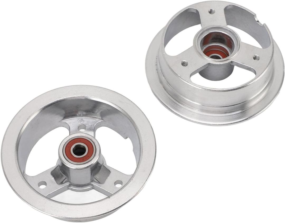GOTOTOP Aluminum Alloy 4 Inch Rear Wheel Rim with 600RS Bearing for Electric Scooter, Tiller, Snow Blower, 3.00-4 Rear Wheel Rim