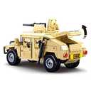 Military Vehicle Building Toy for Age 6 7 8 9 10 11 12+, Battle Brick, Compatible with Major Brand, Army Series Building Block with 2 Soldiers Figures (265 Pieces)