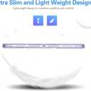 ProCase Cover for iPad Pro 11 Inch Case 2022/2021/2020/2018, Slim Stand Hard Back Shell Smart Cover for iPad Pro 11 Inch 4th Gen 2022 / 3rd Gen 2021/ 2nd Gen 2020 / 1st Gen 2018-Lightpurple