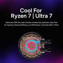 Cooler Master 240 Core II Liquid CPU AIO Cooler 240mm Radiator, Dual ARGB PWM Fans, Infinity Mirror Dual-Chamber Pump, Low Noise Cooling & Easy Installation, AMD AM5/AM4 & Intel LGA 1851/1700, Black