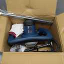 Geveelife Concrete Cement Electric Mixer Machine 2400W with 6 Adjustable Speed, Handheld Electric Cement Mixer for Drill for Mixing Mud, Cement, Mortar, Paint, Fodder, Blue