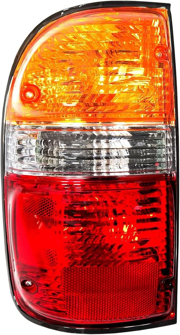 Rongxu Auto Toyota Tacoma Tail Light Assembly Compatible with 2001 2002 2003 2004, Driver Side Brake Light Rear Lamp, Replaces To 2800139 8156004060, Included the Bulb and Harness, Left