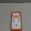 Miracase for iPhone 17 Pro Max Case 6.9" Full-Body Phone Case with Built-in Glass Screen Protector& Full Camera Protector,[Magnetic with MagSafe] Drop Proof 17 ProMax Cover, Orange