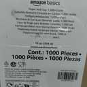 Amazon Basics Paper Hot Cups, 1,000, 12oz, White, Variety Pack