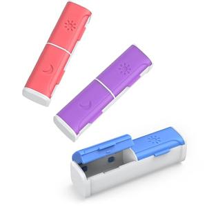 Pack of 6 Urekt Pill Organizer 2 Times a Day, (3 Pack) Small Pill Box, Am Pm Daily Pill Organizer, Moisture Proof Travel Pill Case for Pocket Purse, Portable Medicine Box to Hold Vitamin, Fish Oil, Supplement