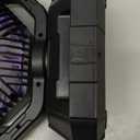 AJVV Camping Fan with Light, Oscillating Battery Powered Hanging Tent Fan, Portable Rechargeable for Camp, Outdoor, Emergency Power Outage, Fishing, RV Travel, Orange