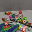 Retro Shaw 33 Pcs Cat Toys Set, Interactive Kitten Toys for Indoor Cats Kitty with Collapsible Play Tunnel Tent, Feather Teaser Wand Bell Balls Springs Mouse Toys for Boredom Relief & Exercise