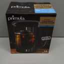 Primula Burke Deluxe Cold Brew Iced Coffee Maker, Comfort Grip Handle, Durable Glass Carafe, Removable Mesh Filter, Perfect 6 Cup Size, Dishwasher Safe, 1.6 qt, Black